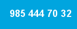 985 444 70 32 985 444 70 32